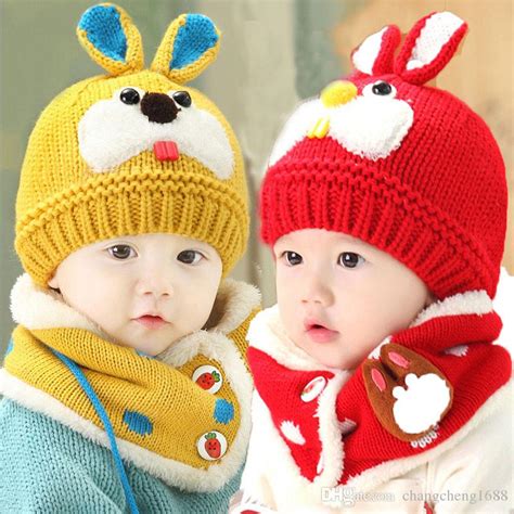 Animal hats have captured a substantial market worldwide so without spending much make one at home with easy techniques. 2017 Unisex Children Knitted Caps And Scarf Winter Warm ...