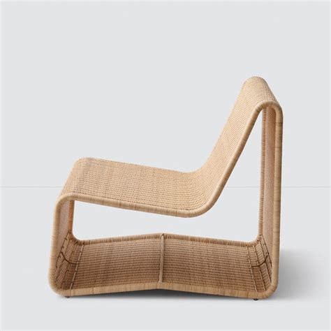 Liang Wicker Lounge Chair Modern Wicker Furniture At The Citizenry