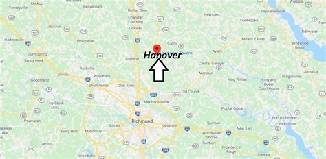 Where Is Hanover Virginia What County Is Hanover Virginia In Where