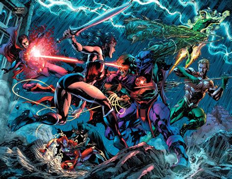 Martian Manhunter Vs The Justice League Comicnewbies