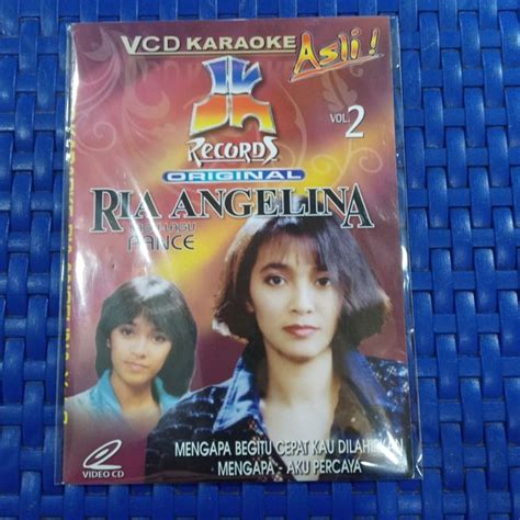 Jual Kaset Vcd Dvd Original Karaoke Lagu Kenangan Ria Angelina Vol 2 Di