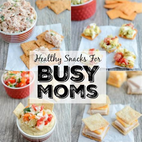 Healthy Snacks For Busy Moms