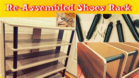 How To Re Assemble Shoe Rack Organizer Build Shoe Rack By Alishba Vlogs Usa Youtube