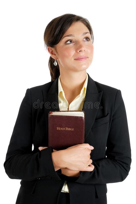 Young Woman Holding A Bible Showing Commitment Stock Image Image Of Asian Advice 10471967