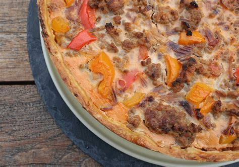 Paprika Hackfleisch Kuchen