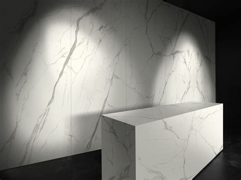 Bianco Statuario Ultra Marmi Marble Effect Floor And Wall