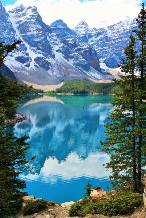 Moraine Lake Banff Nationalpark Alberta Canada Travel