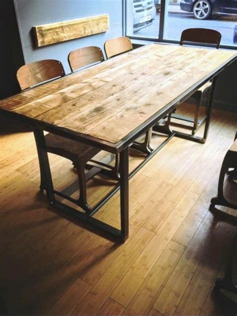 Mesa Comedor Hierro Y Madera Jd Arte Y Diseño 1100000 En