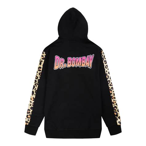 Dr Bombay Leopard Embroidered Hoodie