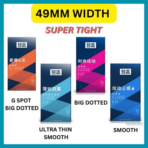 【mingliu】 original 49mm dots ultra thin tight g close fit condom kondom 名流紧绷g点颗粒超小号超紧 超薄 避孕套