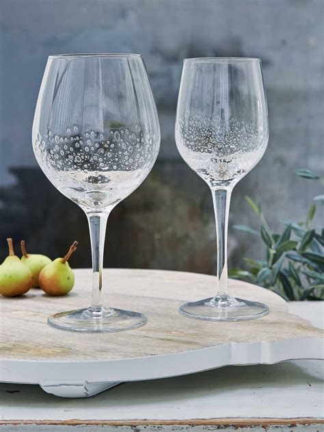 Bubble Wine Glasses White White Wine Bubble Glasses
