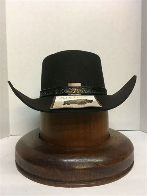 Stetson® 4x Revenger Chocolate Felt Hat With Free Hat Brush Ebay