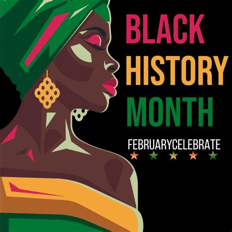 Black History Month Poster Design Template Postermywall