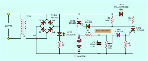 12v Battery Charger Circuit Diagram