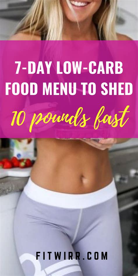 7 Day Low Carb Keto Food Sample Menu To Shed 10 Pounds Ketomenu