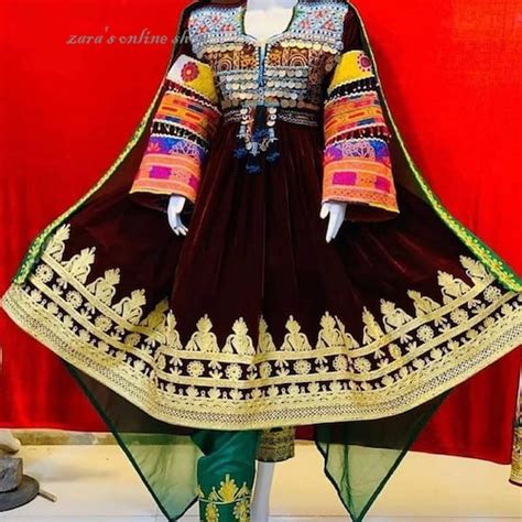 Afghan Kuchi Handmade Traditional Beautifull Dress Etsy