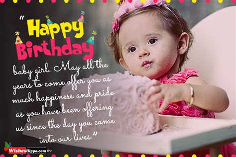 Best 1st Birthday Wishes For Baby Girl Little Doughtier Princess