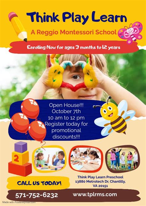 Oct 7 Preschool Open House Chantilly Va Patch