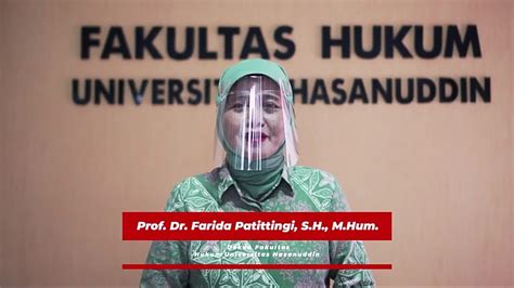 Pertama kalinya, Fakultas Hukum Unhas Gelar Inaugurasi Virtual