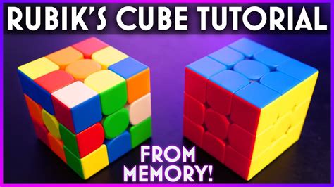 How To Solve A Rubiks Cube And Remember The Steps Youtube