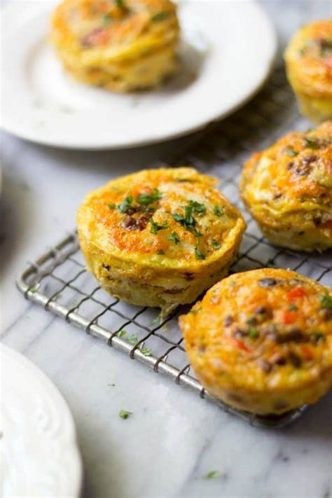 Hash Brown Egg Muffins With Chorizo With Video The Healthy Epicurean