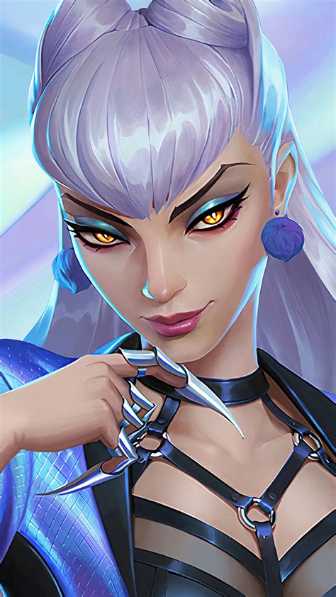 evelynn kda all out lol legends of legends video game hd phone wallpaper rare gallery