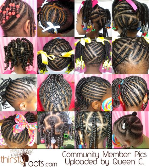 The trick lays in visual emphasizing the difference between long and short strands. Black Little Girls Hair Styles