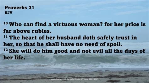 Proverbs 31 Who Can Find A Virtuous Woman