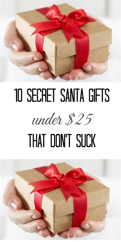 10 Secret Santa Ts Under 25 That Dont Suck Finding Silver Linings
