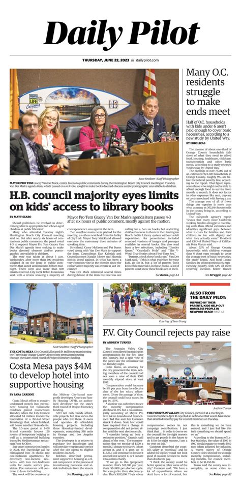 Daily Pilot e-newspaper: Thursday, June 22, 2023 - Los Angeles Times