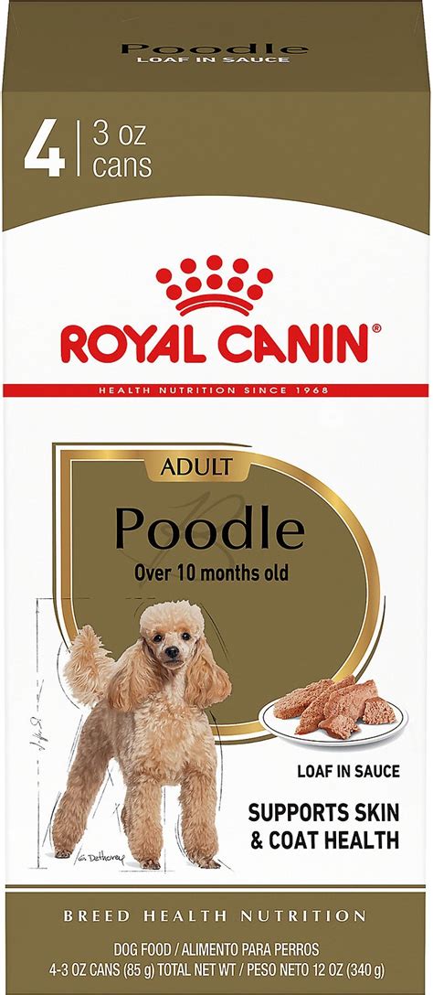 Royal canin breed health nutrition poodle pouch dog food. ROYAL CANIN Toy & Miniature Poodle Adult Loaf in Sauce ...
