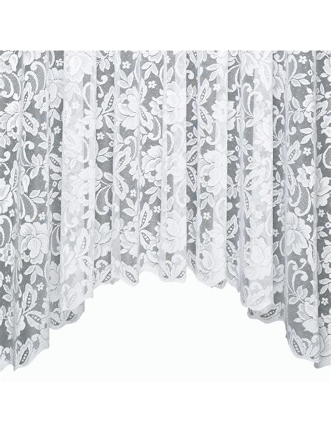 SOPHIE JARDINIERE - A Heavy Jacquard Lace Jardiniere Curtain with