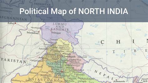 Detailed Map Of North India