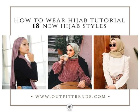 Tutorial Loose Hijab Styles Hijab Muslimah