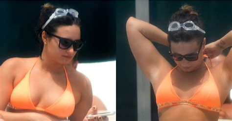Demi Lovato In A Bikini In Miami Photos POPSUGAR Celebrity