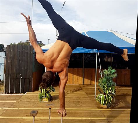 One Armed Handstand On A Pole Badjonni Flickr