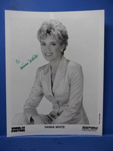 Vanna White Autograph Wheel Of Fortune Gm3394 Ebay