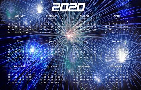 Free Download Wallpaper New Year Calendar 2020 Images For Desktop