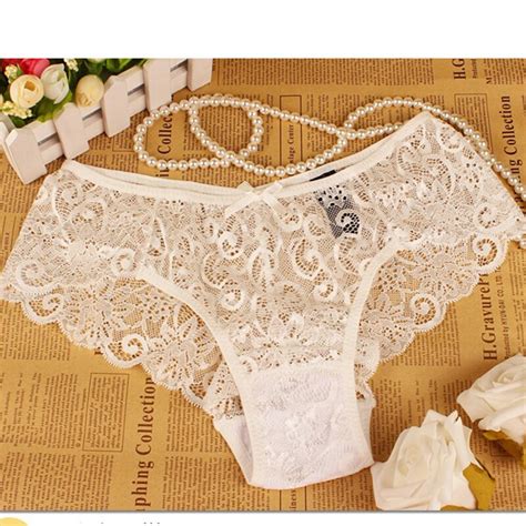 Womens Sexy Lace Panties With Big Sizes Xl 5 Colors High Crotch