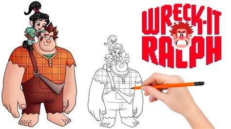 How To Draw Wreck It Ralph And Vanellope Von Schweetz Are The Best Of