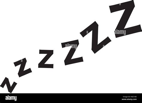 Sleeping Zzz Wave Stock Vector Image And Art Alamy