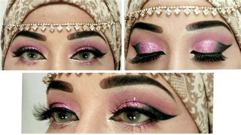 Cut Crease Cat Eye Makeup Tutorial Pink Glam Party Makeup Rubina