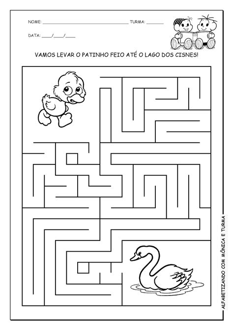 Atividades Sobre O Patinho Feio Para Educação Infantil