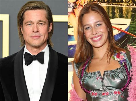 Brad Pitt Steps Out With German Model Nicole Poturalski