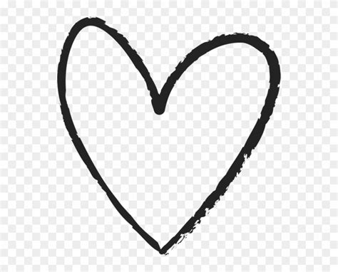 Dxf files with silhouette studio basic edition Hand Drawn Heart Rubber Stamp - Doodle - Free Transparent ...