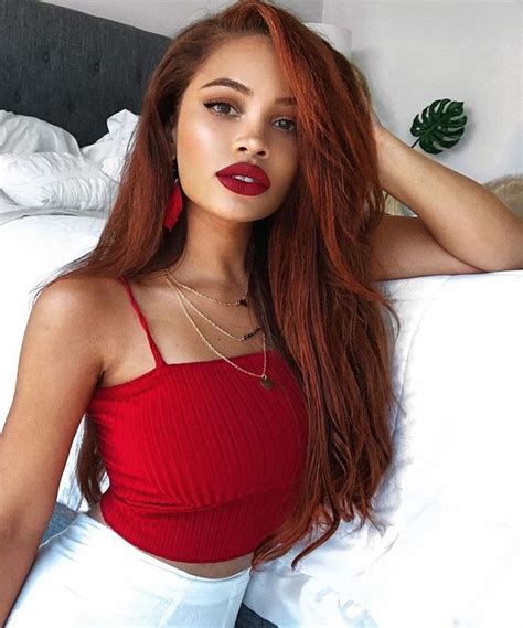 Dominican 🇩🇴 Red Orange Hair Red Hair Inspo Ginger Hair Color