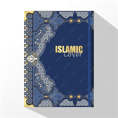 Premium Vector Islamic Book Cover Quran Cover Design Arabic Border