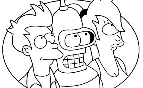 Want to discover art related to futurama? Futurama Coloring Pages at GetColorings.com | Free ...