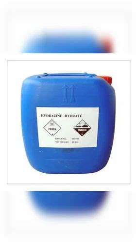 Industrial Grade Hh Hydrazine Hydrate 99 Packaging Size 30 Kg At