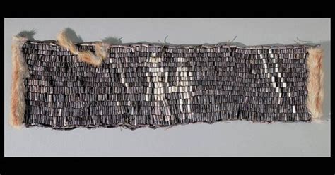 Wampum Belt Taditionally Called William Penns Treaty With The Delaware 1680s Shell Beads